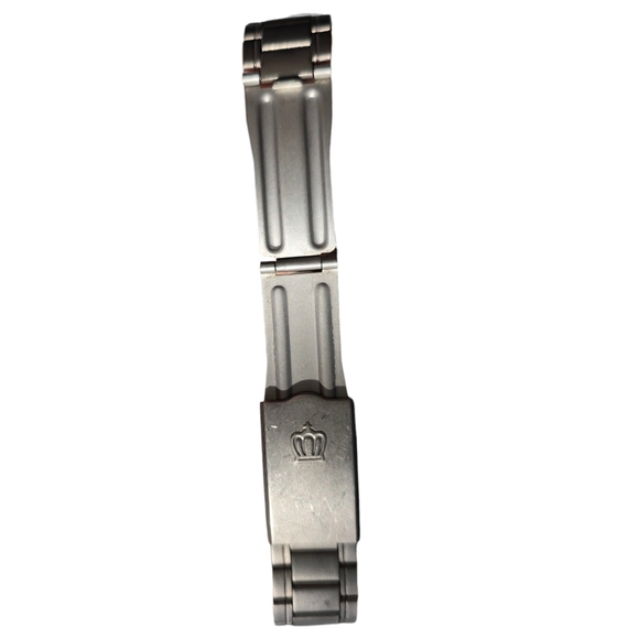 VTG Christiano Domani Titanium Watch CD1170-T Gray Date Lightweight Green & Gold - Picture 8 of 9